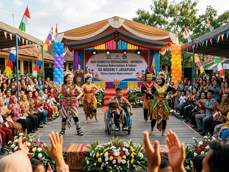Peringatan Hari Disabilitas Internasional di SLB Brebes